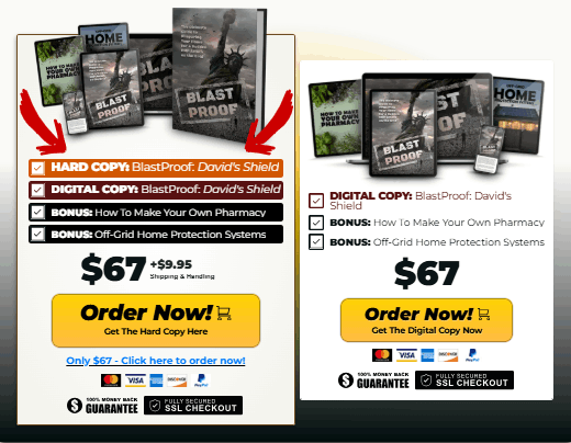 Blast Proof: David’s Shield order